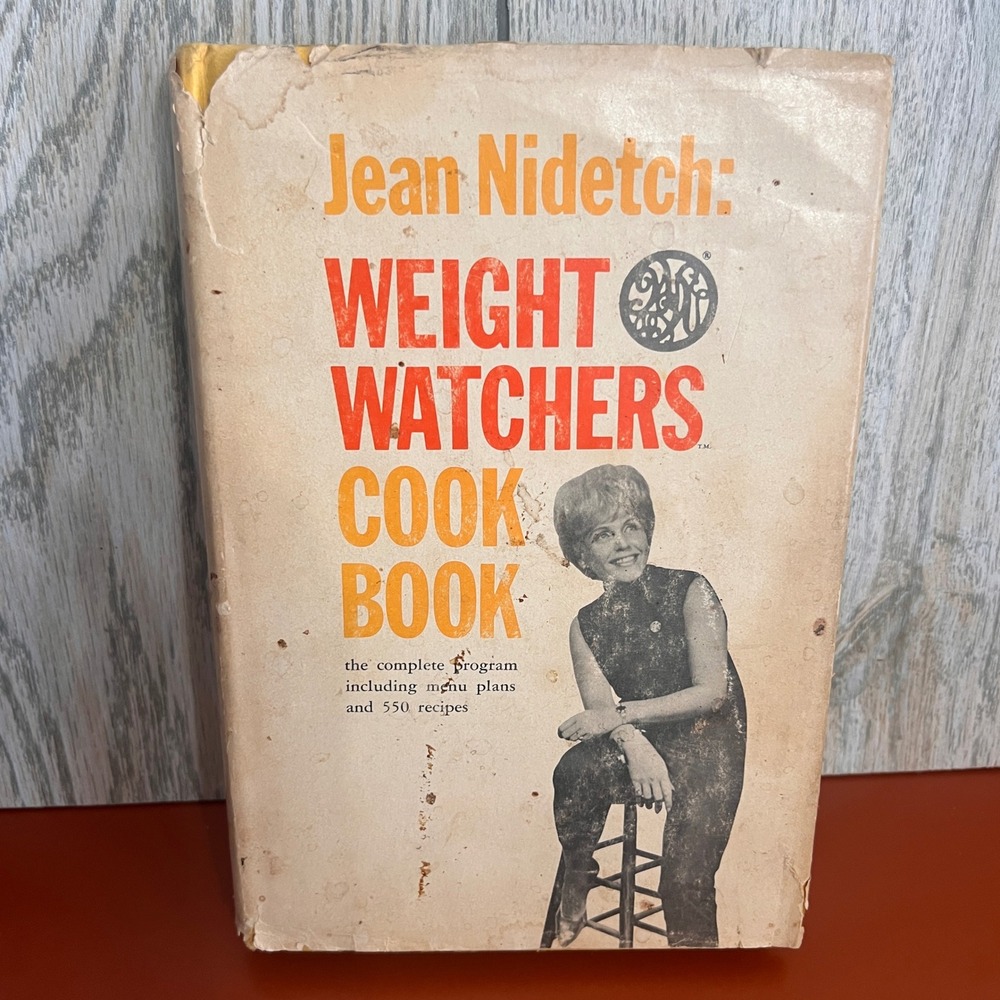 Vintage 1966 Weight Watchers Cook Book Jean Nidetch Hardcover 550 Recipes Retro